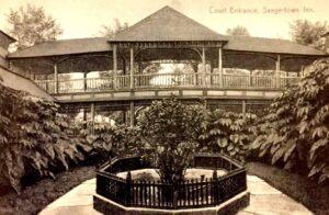 Court Entrance and Garden