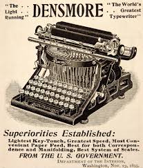 Densmore Typewriter ad 1895