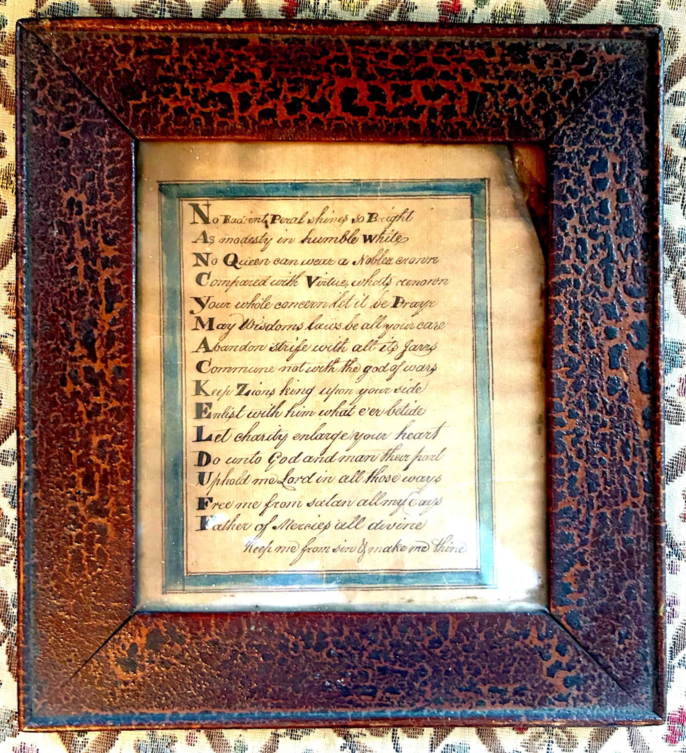 Photo of an antique document