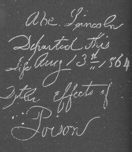 John Wilkes Booth windowpane McHenry