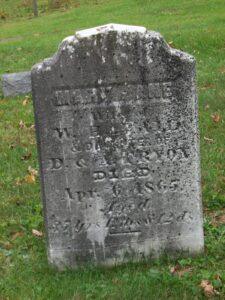 Mary Jane Tryon Headstone