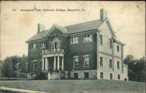Meadville - Unitarian College Hunnywell Hall 1900