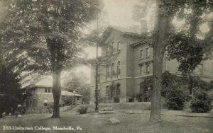 photo of The Unitarian College in 1908