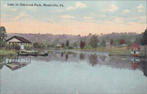 Oakwood Park Meadville Lake and Canoes