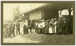 Trolley station 1913